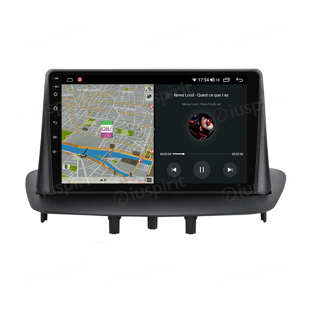 ANDROID autoradio navigatore per Renault Megane 3 2009-2014 CarPlay Android Auto GPS USB WI-FI Bluetooth 4G LTE - immagine 3