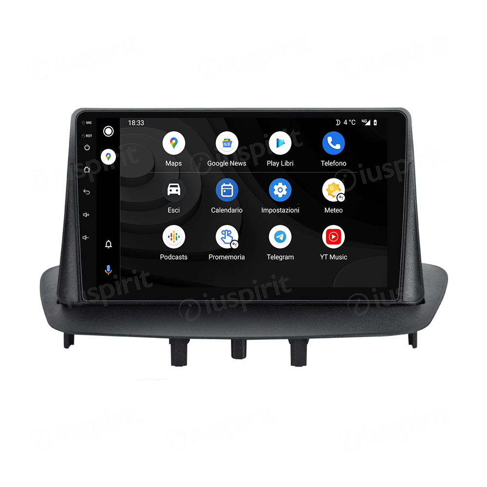 ANDROID autoradio navigatore per Renault Megane 3 2009-2014 CarPlay Android Auto GPS USB WI-FI Bluetooth 4G LTE - immagine 6
