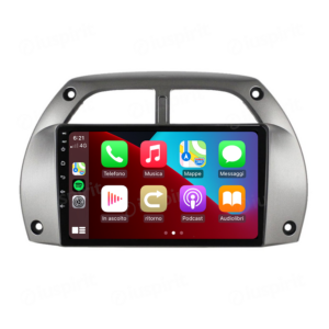 ANDROID autoradio navigatore per Toyota RAV4 RAV-4 2001-2005 CarPlay Android Auto GPS USB WI-FI Bluetooth 4G LTE