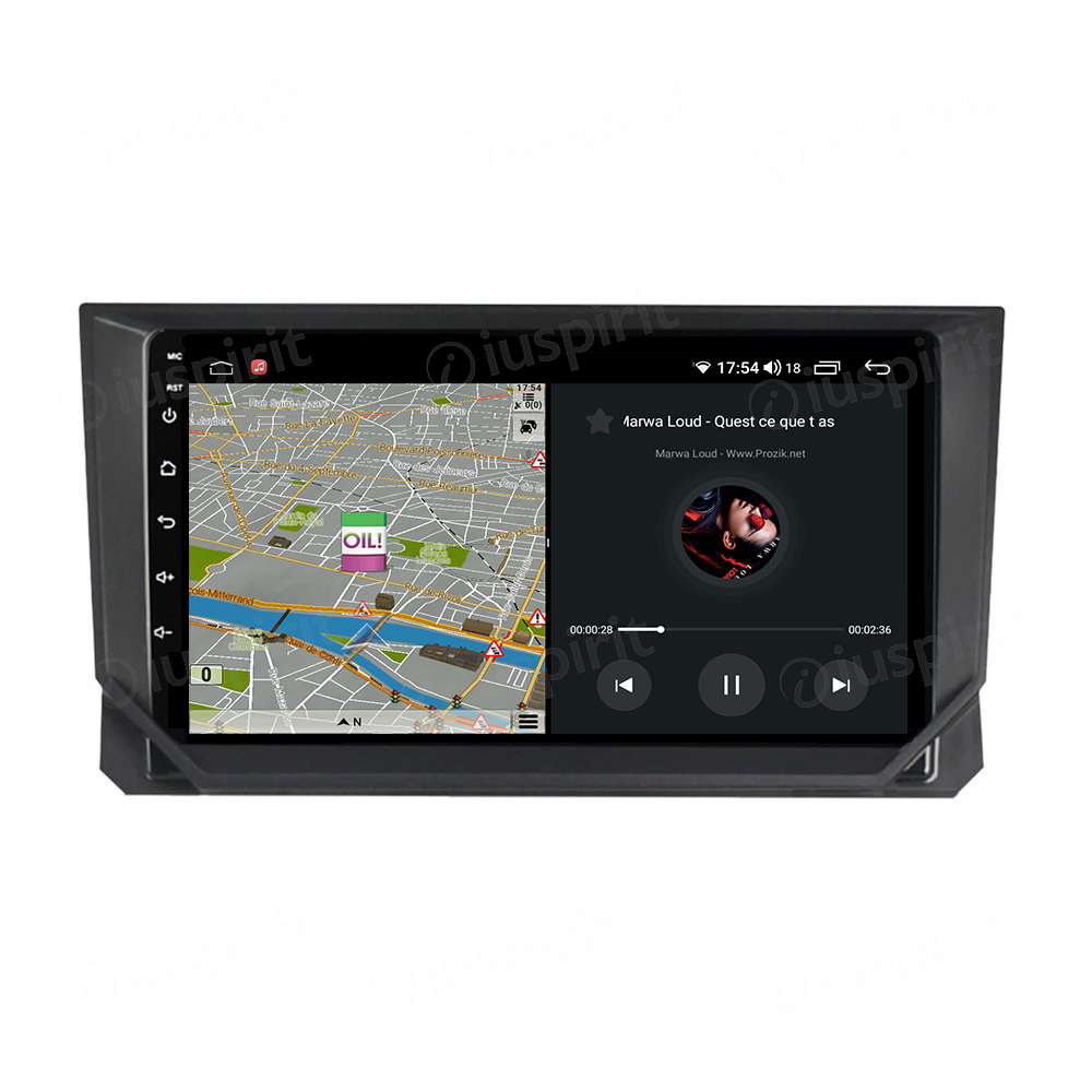 ANDROID autoradio navigatore per Seat Ibiza Seat Arona 2017-2021 CarPlay Android Auto GPS USB WI-FI Bluetooth 4G LTE - immagine 3