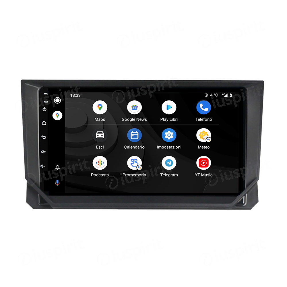 ANDROID autoradio navigatore per Seat Ibiza Seat Arona 2017-2021 CarPlay Android Auto GPS USB WI-FI Bluetooth 4G LTE - immagine 6