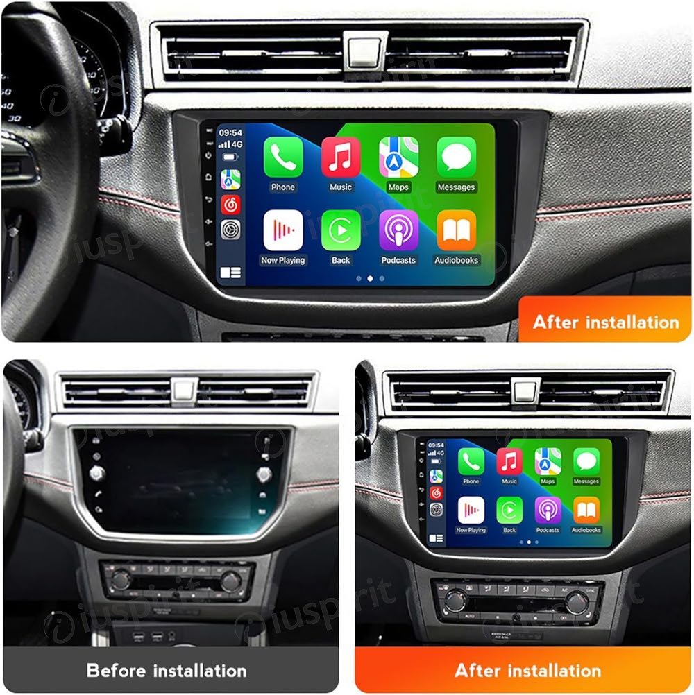 ANDROID autoradio navigatore per Seat Ibiza Seat Arona 2017-2021 CarPlay Android Auto GPS USB WI-FI Bluetooth 4G LTE - immagine 7