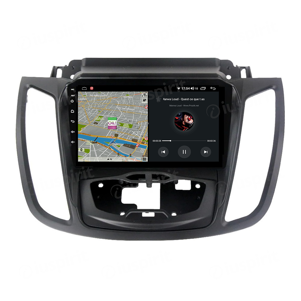 ANDROID autoradio navigatore per Ford Kuga Ford C-Max Ford Escape CarPlay Android Auto GPS USB WI-FI Bluetooth 4G LTE - immagine 3