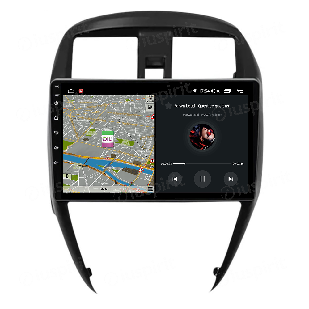 ANDROID autoradio navigatore per Nissan Micra 2014-2015 CarPlay Android Auto GPS USB WI-FI Bluetooth 4G LTE - immagine 3