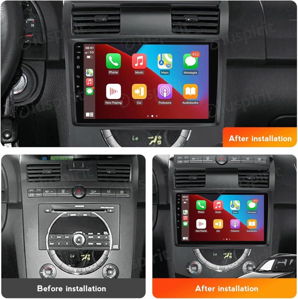 ANDROID autoradio navigatore per SsangYong Rexton 2006-2012 CarPlay Android Auto GPS USB WI-FI Bluetooth 4G LTE - immagine 6