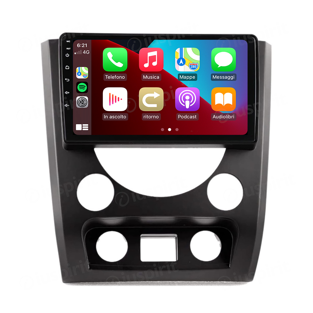 ANDROID autoradio navigatore per SsangYong Rexton 2013-2016 CarPlay Android Auto GPS USB WI-FI Bluetooth 4G LTE