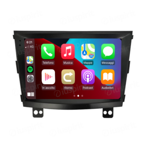 ANDROID autoradio navigatore per SsangYong Tivoli 2014-2018 CarPlay Android Auto GPS USB WI-FI Bluetooth 4G LTE