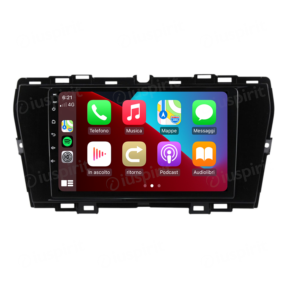 ANDROID autoradio navigatore per SsangYong Tivoli 2019-2021 CarPlay Android Auto GPS USB WI-FI Bluetooth 4G LTE