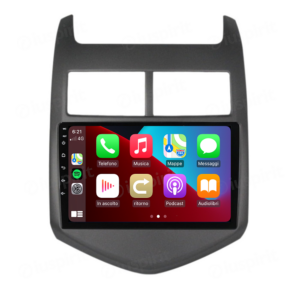 ANDROID autoradio navigatore per Chevrolet Aveo 2011-2015 CarPlay Android Auto GPS USB WI-FI Bluetooth 4G LTE