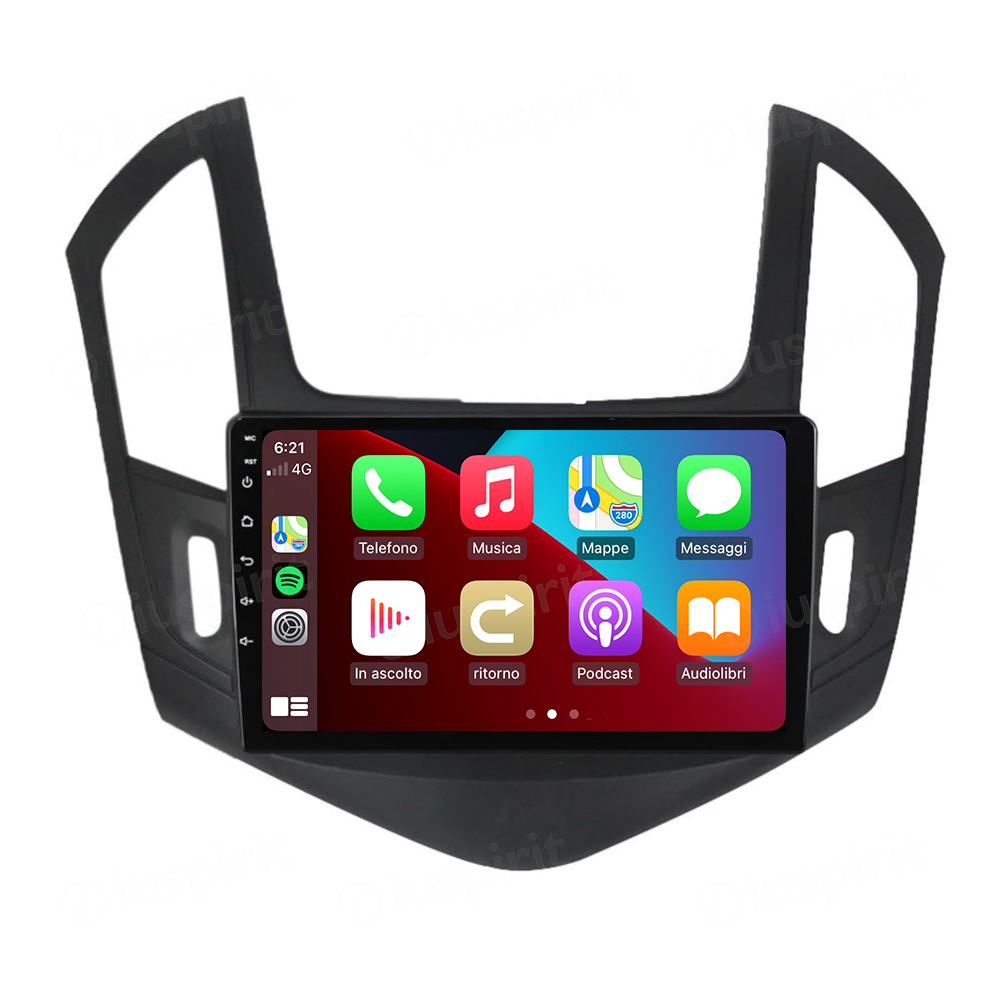 ANDROID autoradio navigatore per Chevrolet Cruze 2012-2015 CarPlay Android Auto GPS USB WI-FI Bluetooth 4G LTE