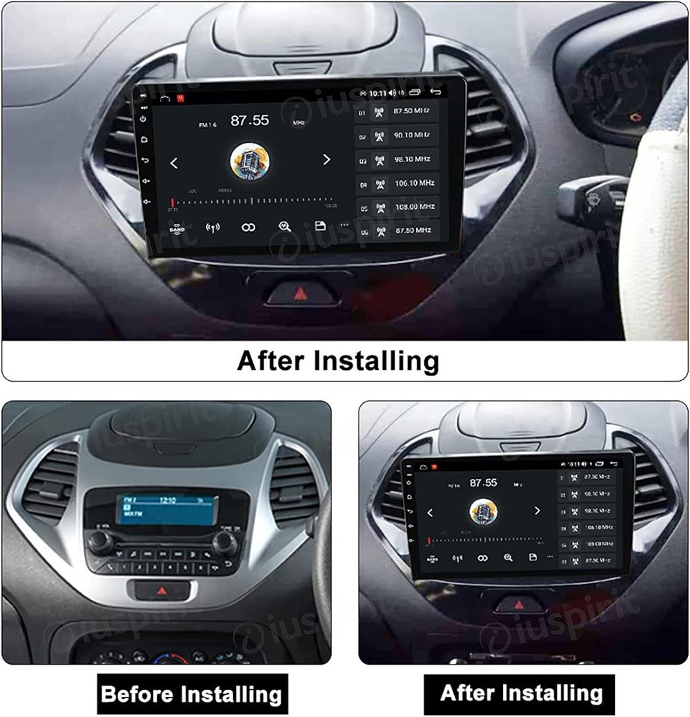 ANDROID autoradio navigatore per Ford KA 2015-2018 CarPlay Android Auto GPS USB WI-FI Bluetooth 4G LTE - immagine 6