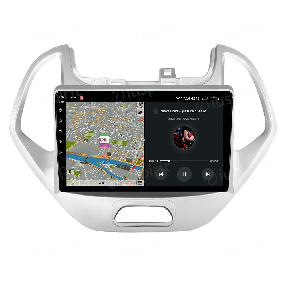 ANDROID autoradio navigatore per Ford KA 2015-2018 CarPlay Android Auto GPS USB WI-FI Bluetooth 4G LTE - immagine 3