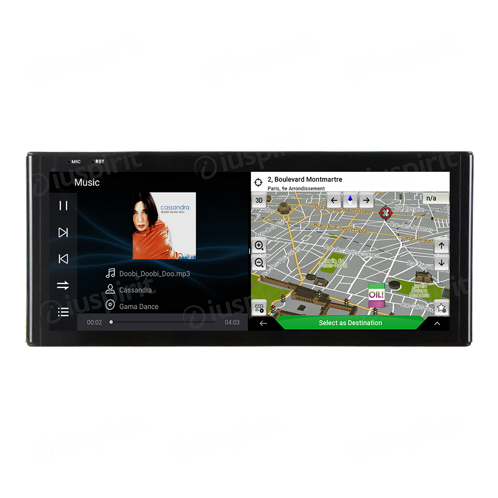 ANDROID navigatore per Audi A1 2010-2016 CarPlay Android Auto 10.25 pollici 4GB RAM 64GB ROM Octa-Core Bluetooth GPS WI-FI - immagine 4