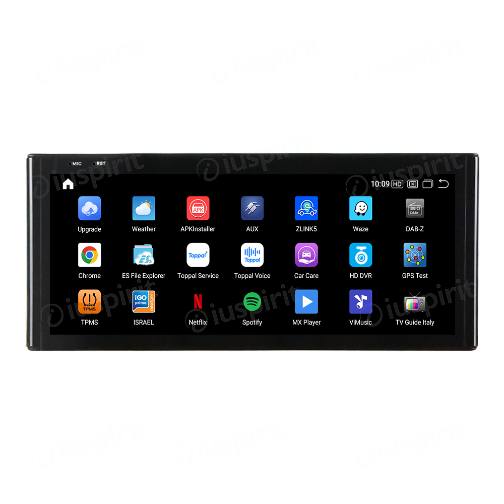 ANDROID navigatore per Audi A1 2010-2016 CarPlay Android Auto 10.25 pollici 4GB RAM 64GB ROM Octa-Core Bluetooth GPS WI-FI - immagine 6