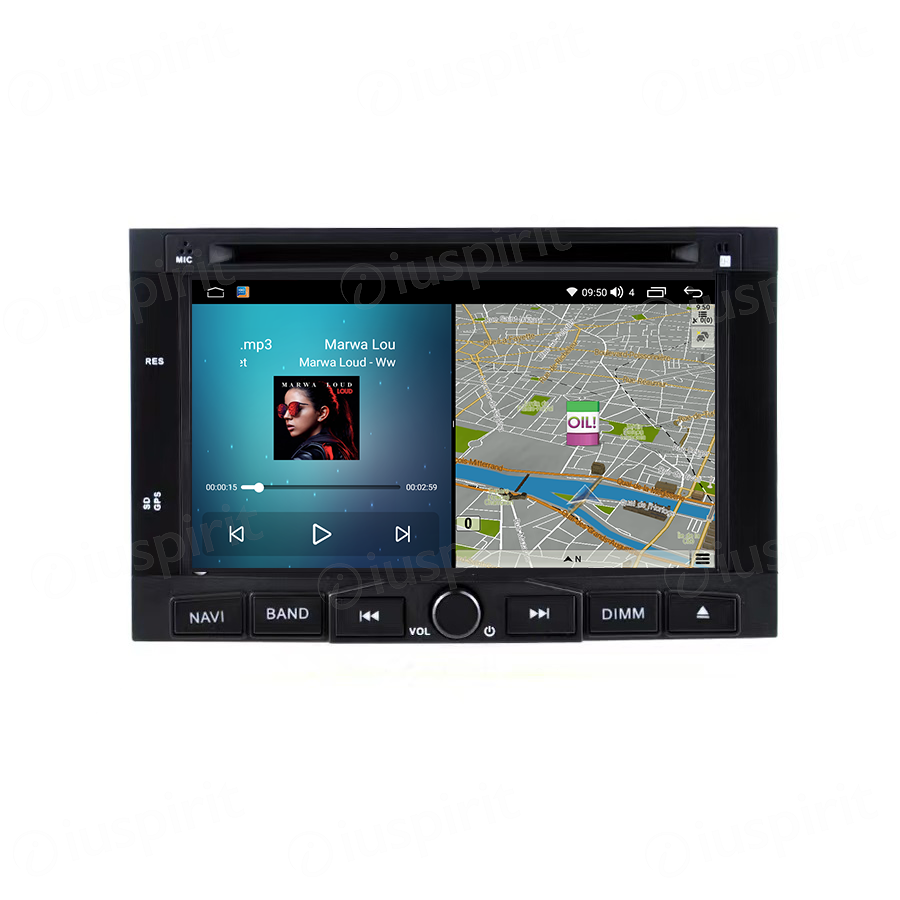ANDROID autoradio navigatore per Peugeot Partner 3008 5008 Expert Citroen Berlingo Jumpy Fiat Scudo Toyota Proace CarPlay Android Auto GPS USB WI-FI Bluetooth 4G LTE - immagine 2