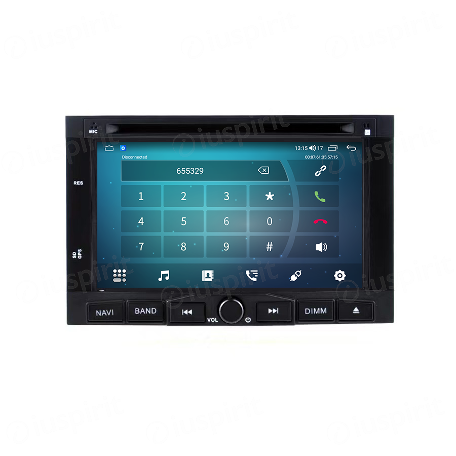 ANDROID autoradio navigatore per Peugeot Partner 3008 5008 Expert Citroen Berlingo Jumpy Fiat Scudo Toyota Proace CarPlay Android Auto GPS USB WI-FI Bluetooth 4G LTE - immagine 3