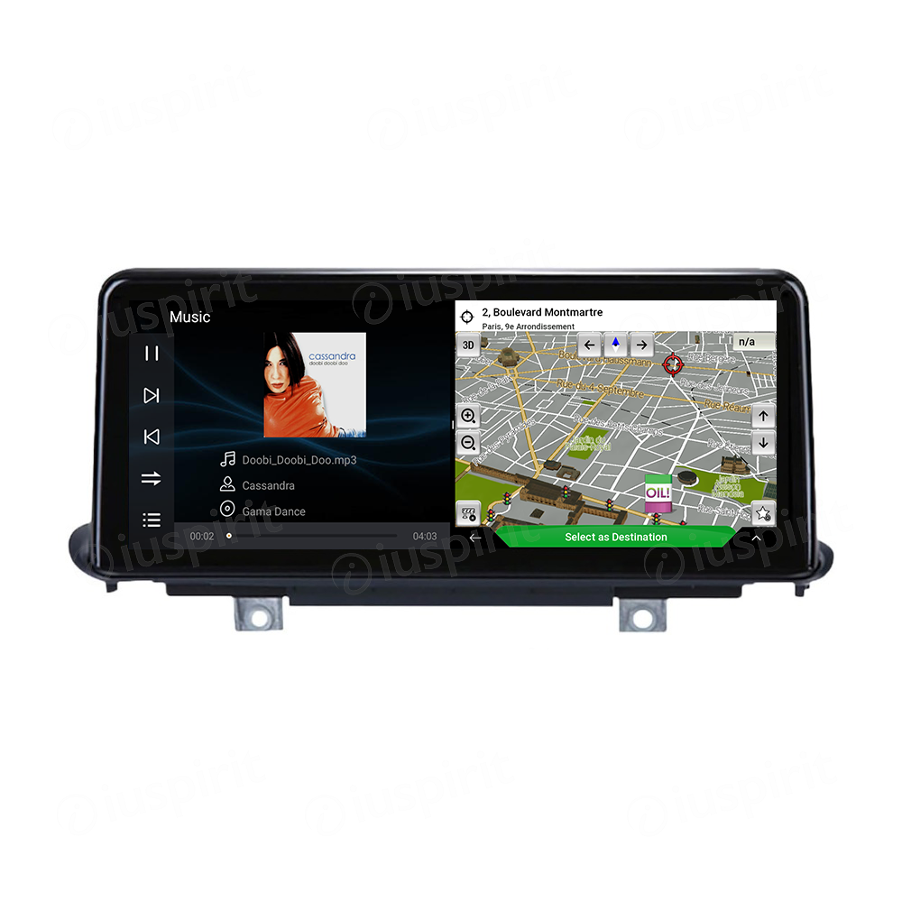 ANDROID navigatore per BMW X5 F15 X5 M F85 BMW X6 F16 X6 M F86 2017 2018 Sistema EVO CarPlay Android Auto WI-FI GPS 4G LTE Bluetooth 4GB RAM 64GB ROM - immagine 2