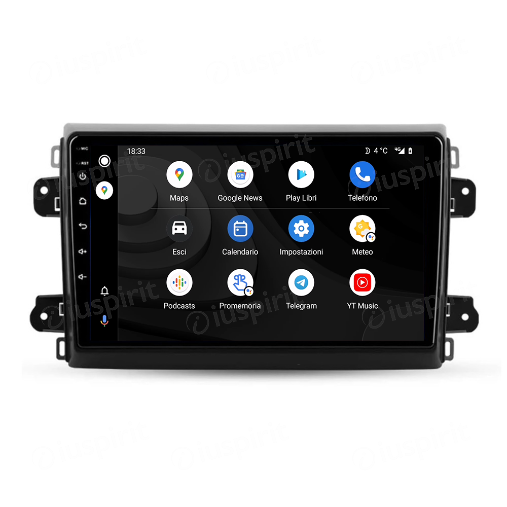 ANDROID autoradio navigatore per Fiat Ducato Van L3H2 2021-2025 Android Auto GPS USB WI-FI Bluetooth 4G LTE - immagine 6