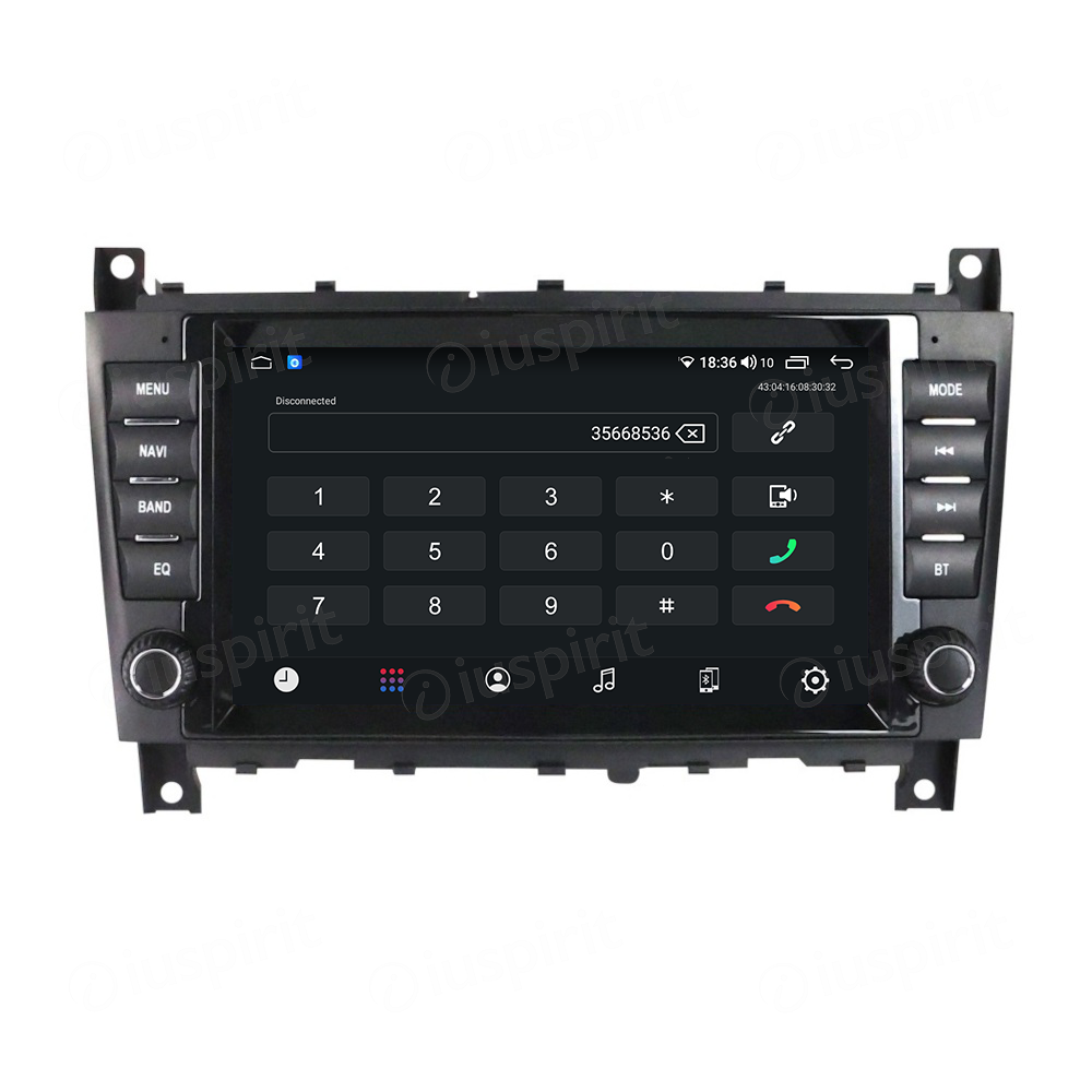 ANDROID autoradio navigatore per Mercedes classe CLK 2004-2011 Android Auto GPS USB WI-FI Bluetooth 4G LTE - immagine 2