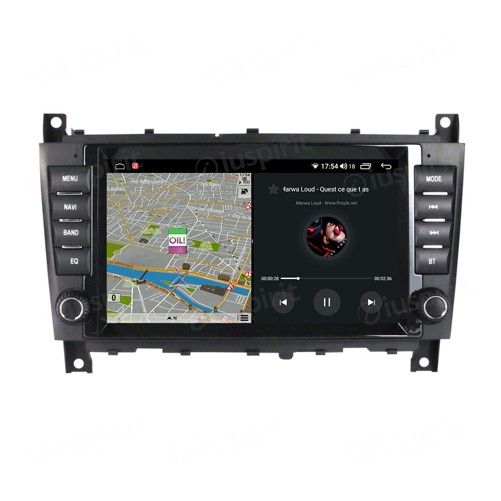 ANDROID autoradio navigatore per Mercedes classe CLK 2004-2011 Android Auto GPS USB WI-FI Bluetooth 4G LTE - immagine 4