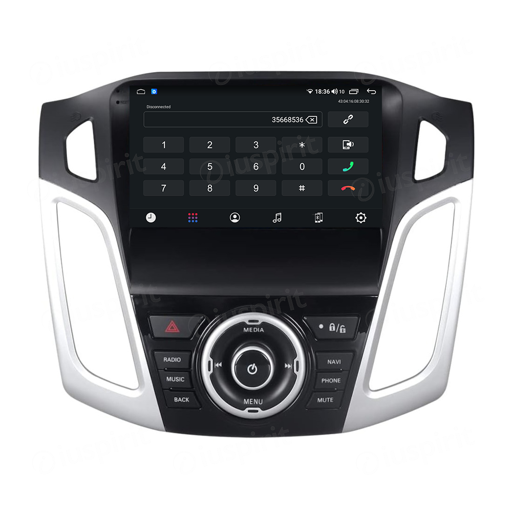 ANDROID autoradio navigatore per Ford Focus 2012-2017 CarPlay Android Auto GPS USB WI-FI Bluetooth 4G LTE - immagine 2