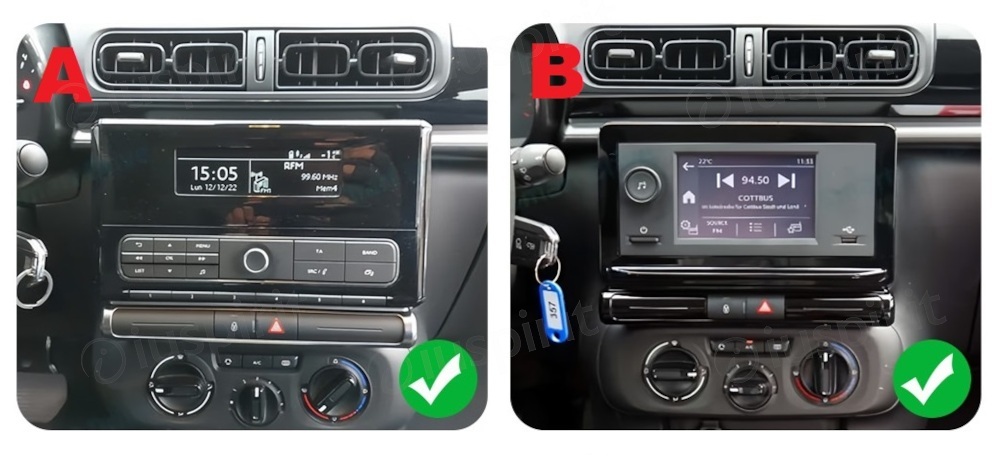 ANDROID autoradio navigatore per Citroen C3 2017-2023 CarPlay Android Auto GPS USB WI-FI Bluetooth 4G LTE - immagine 7