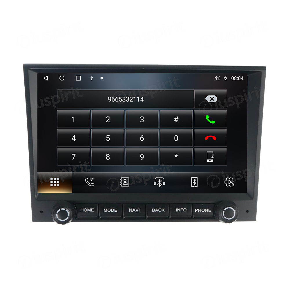 ANDROID autoradio navigatore per Porsche 911 996 997 986 Porsche Cayman Porsche Boxster CarPlay Android Auto GPS USB WI-FI Bluetooth 4G LTE Nero - immagine 4