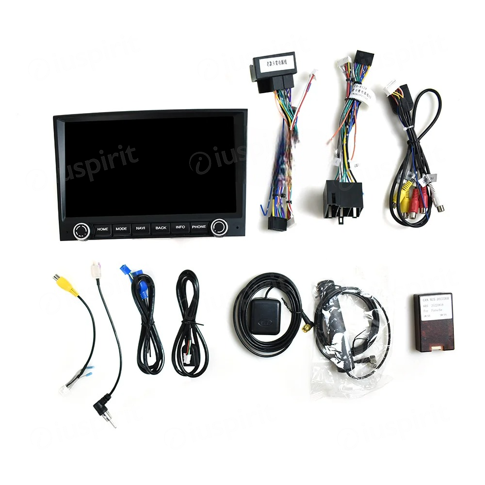 ANDROID autoradio navigatore per Porsche 911 996 997 986 Porsche Cayman Porsche Boxster CarPlay Android Auto GPS USB WI-FI Bluetooth 4G LTE Nero - immagine 6