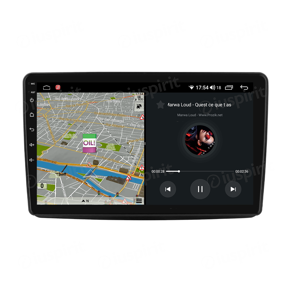 ANDROID autoradio navigatore per Fiat Panda 2003-2012 Android Auto GPS USB WI-FI Bluetooth 4G LTE - immagine 3
