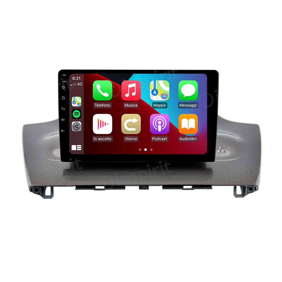 ANDROID autoradio navigatore per Toyota IQ 2008-2016 CarPlay Android Auto GPS USB WI-FI Bluetooth 4G LTE