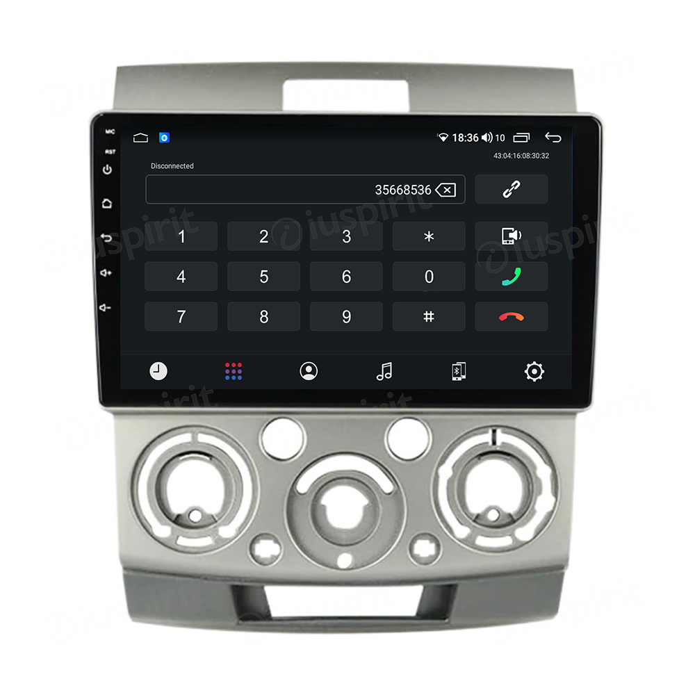 ANDROID autoradio navigatore per Ford Ranger Mazda BT 50 2006-2010 CarPlay Android Auto GPS USB WI-FI Bluetooth 4G LTE - immagine 2