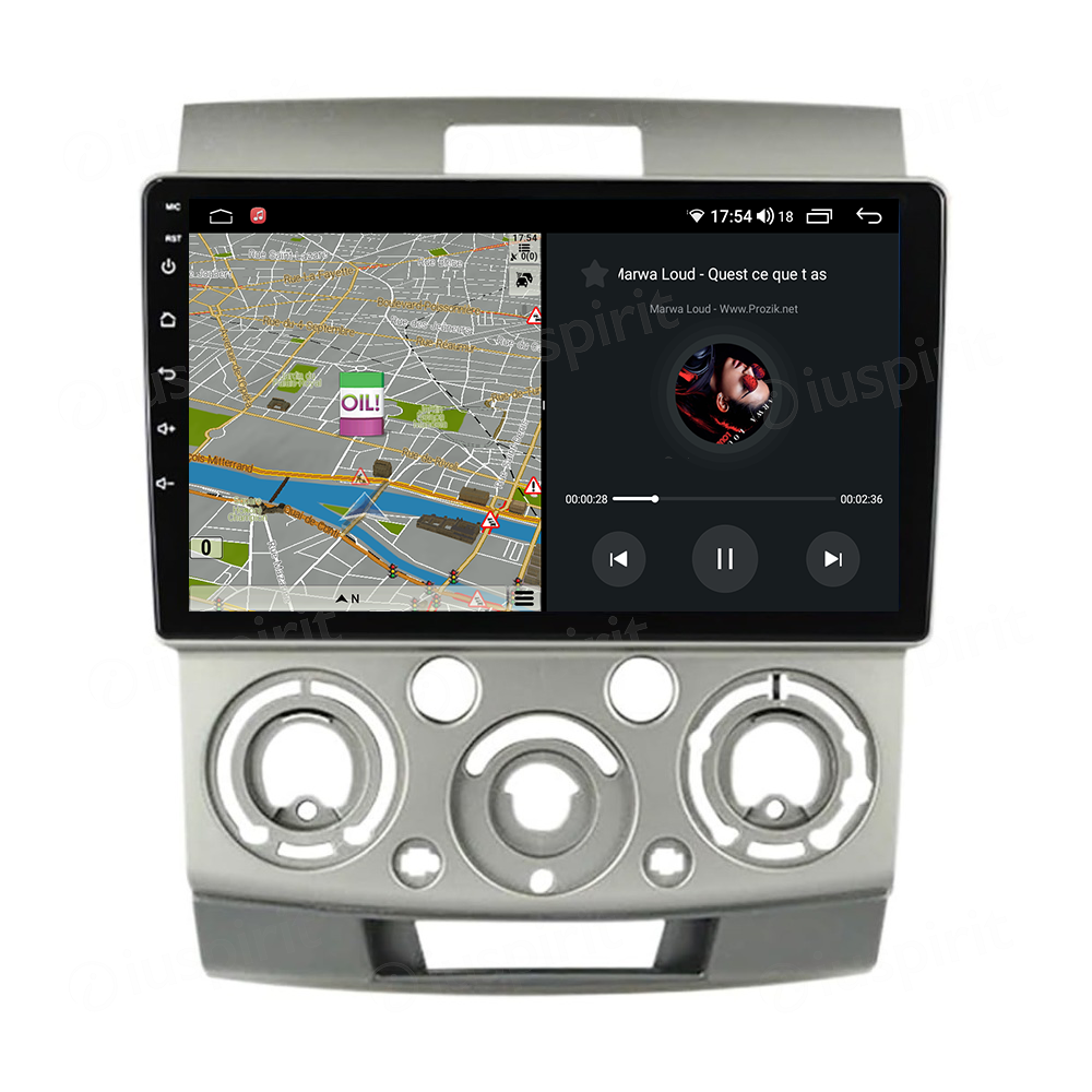 ANDROID autoradio navigatore per Ford Ranger Mazda BT 50 2006-2010 CarPlay Android Auto GPS USB WI-FI Bluetooth 4G LTE - immagine 3