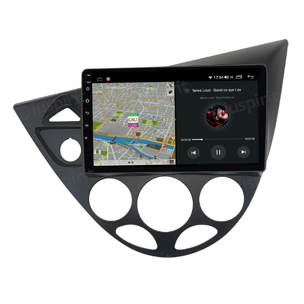 ANDROID autoradio navigatore per Ford Focus 1999-2004 CarPlay Android Auto GPS USB WI-FI Bluetooth 4G LTE - immagine 3