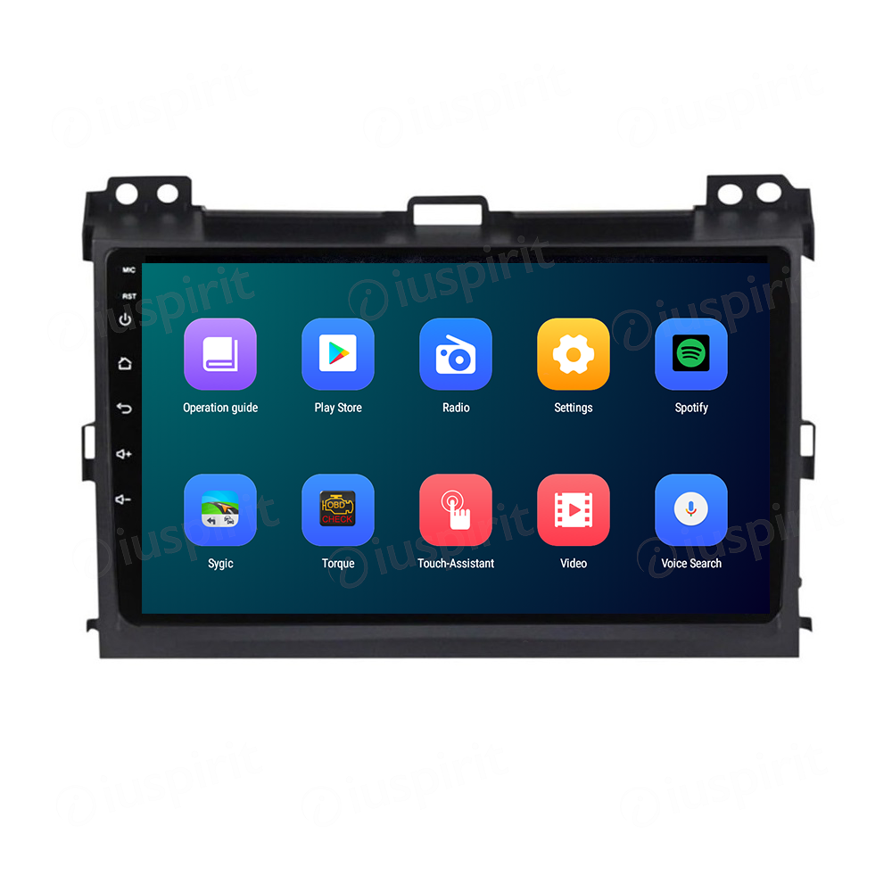 ANDROID autoradio navigatore per Toyota Land Cruiser Prado Lexus GX470 GX 470 J120 2004-2009 CarPlay Android Auto GPS USB WI-FI Bluetooth 4G LTE - immagine 5