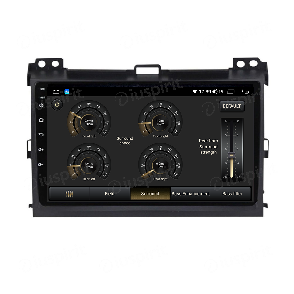 ANDROID autoradio navigatore per Toyota Land Cruiser Prado Lexus GX470 GX 470 J120 2004-2009 CarPlay Android Auto GPS USB WI-FI Bluetooth 4G LTE - immagine 6