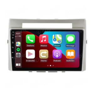 ANDROID autoradio navigatore per Toyota Corolla Verso 2004-2009 CarPlay Android Auto GPS USB WI-FI Bluetooth 4G LTE