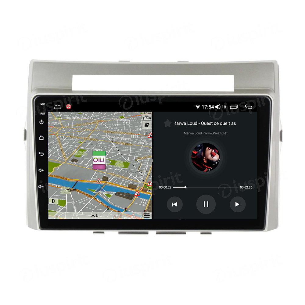 ANDROID autoradio navigatore per Toyota Corolla Verso 2004-2009 CarPlay Android Auto GPS USB WI-FI Bluetooth 4G LTE - immagine 3