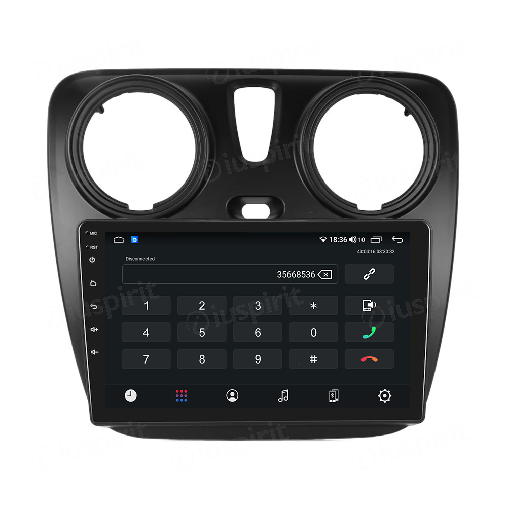 ANDROID autoradio navigatore per Dacia Dokker Dacia Lodgy CarPlay Android Auto GPS USB WI-FI Bluetooth 4G LTE - immagine 2