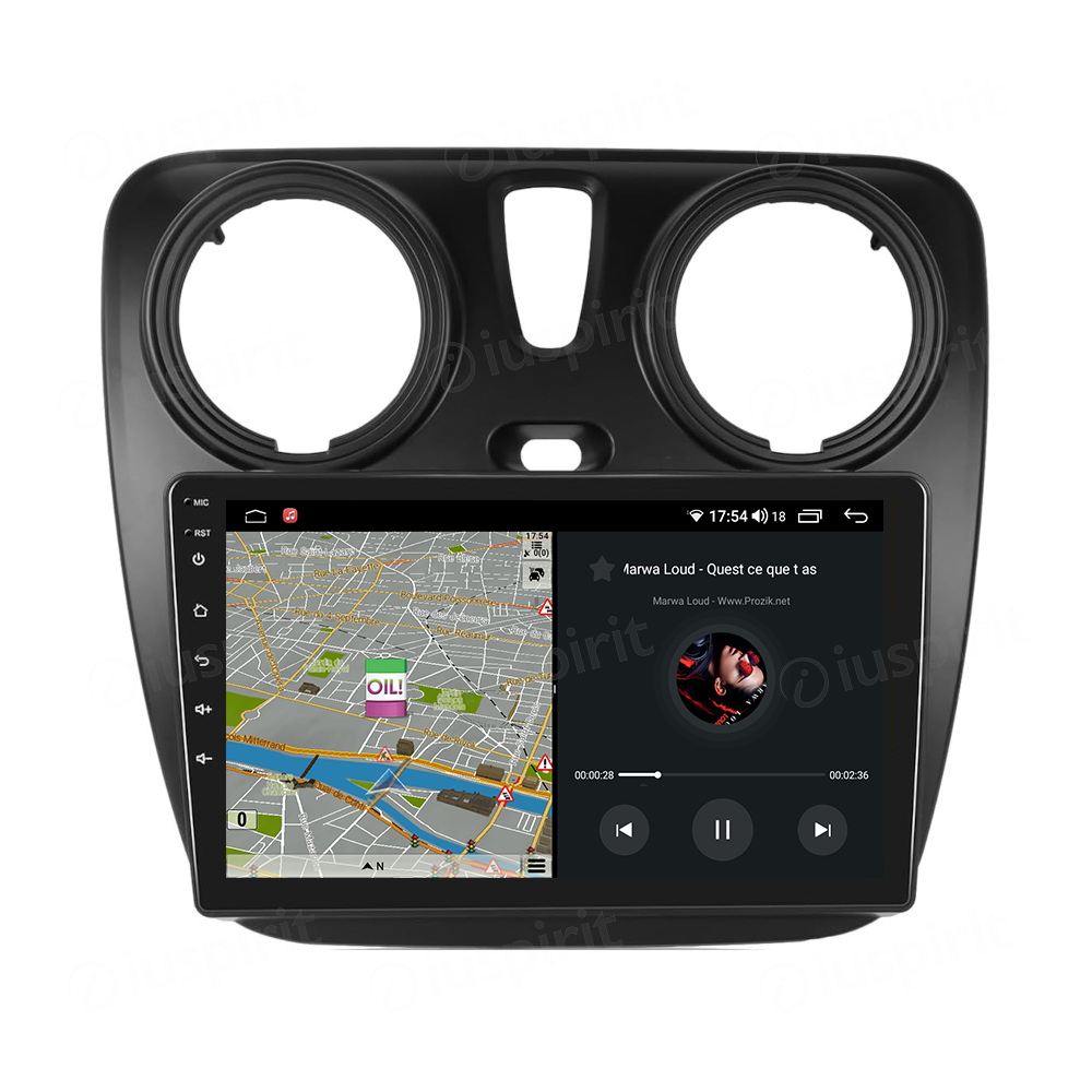 ANDROID autoradio navigatore per Dacia Dokker Dacia Lodgy CarPlay Android Auto GPS USB WI-FI Bluetooth 4G LTE - immagine 3