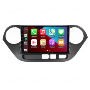 ANDROID autoradio navigatore per Hyundai i10 2014-2018 CarPlay Android Auto GPS USB WI-FI Bluetooth 4G LTE