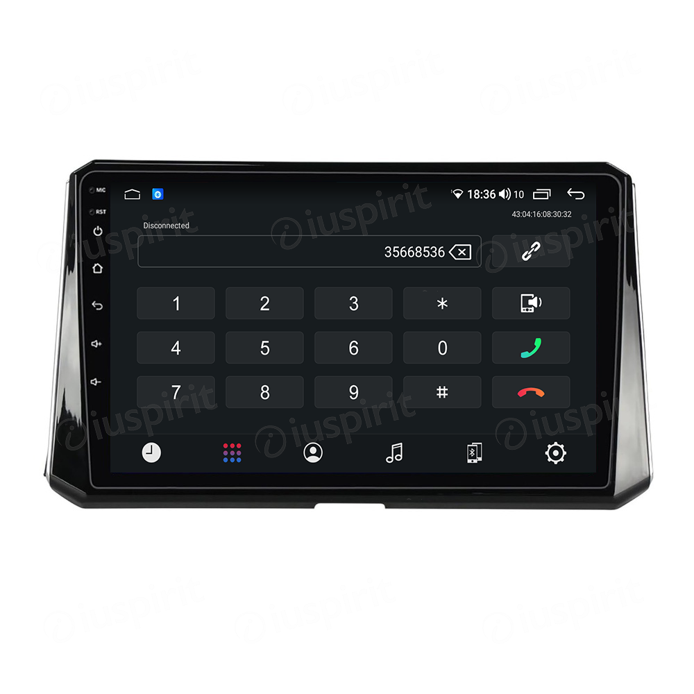 ANDROID autoradio navigatore per Toyota RAV4 Corolla 2019-2020 CarPlay Android Auto GPS USB WI-FI Bluetooth 4G LTE - immagine 2