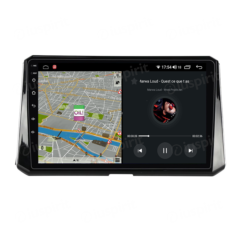 ANDROID autoradio navigatore per Toyota RAV4 Corolla 2019-2020 CarPlay Android Auto GPS USB WI-FI Bluetooth 4G LTE - immagine 3